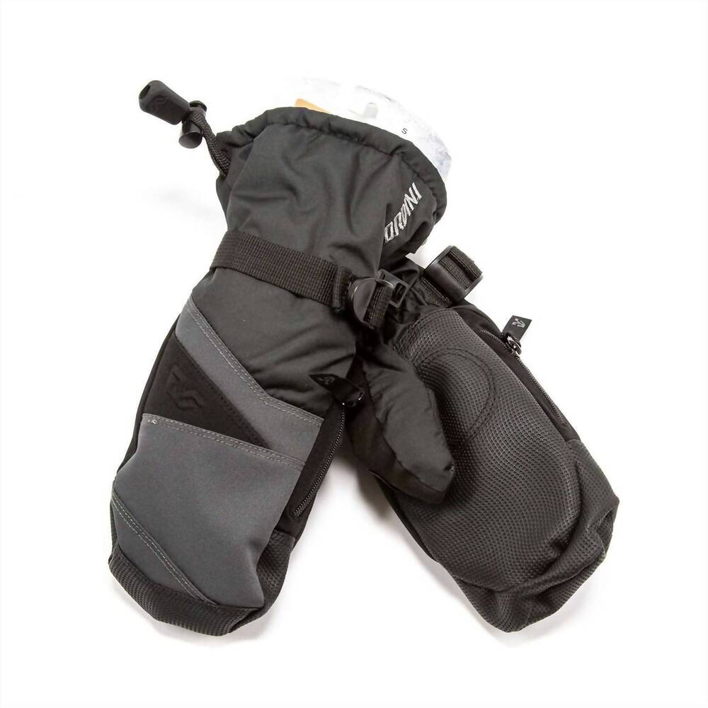 NEW GORDINI boy's stomp iii junior mittens in gunmetal